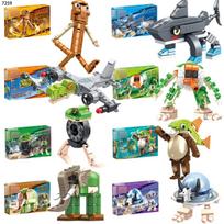 Tung Sahur Figure Block Plaything Tralalero TralalaLirili LarllaBoneca Ambalam Toys Constructing Blocks Blind Box Gift