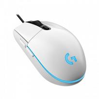 Logitech G203 Lightsync Laidinė žaidimų pelė USB-A 8000 DPI, Balta