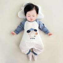 Modal Baby Onesie: Lightweight Summer Long Sleeve Bodysuit Pajamas for Newborns 66cm (12-15 lbs) gray