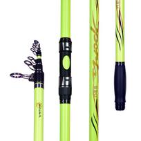 BIUTIFU Telescopic Surf Shore Casting Fishing Rods 4.25/4.5/5.0m T1000 Carbon Spinning Power 80-200g Throwing Long distance Pole 4.25m(80-200g) fluorescencinė žalia spalva