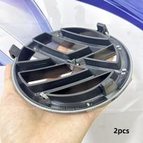BRA1 GOLF 4 5 6 7 For VW VOLKSWAGEN 2026 New 2pcs Replacement 135mm Car Front Grill emblem or 110mm Rear Trunk Lid Car badge Logo for sy2 Front and Rear armijos žalia spalva