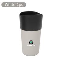 For Skoda Car Garbage Can Cup Holder Multifunctional Bottle Organizer Umbrella Storage Box Fabia Kamiq Superb MK3 VisionS Yeti xkzm13 black