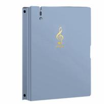 Loose-leaf Storage Music Score Binder A4 Document Organizer Piano Score Storage Holder  School Use Blue 20sheets gray