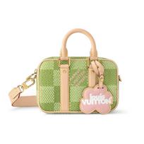 LOUIS VUITTON By Tyler The Creator Nano Porte Documents Voyage Green Damier Golf N40643 One Size 1 beige