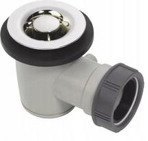 Shower Drain , Top Cleaning 50 mm sidabras