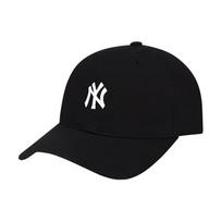 MLB Logo embroidery, polyester spandex, peaked cap, same style for men and women, couple style New York Yankees/Black One Size Unpackaged juoda
