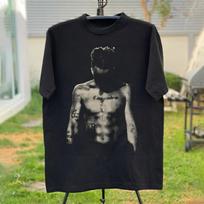 Rapper XXXTentacion Short Sleeve T-shirt Rap High Street Hip Hop Heavy Half Sleeve Oversize American L beige