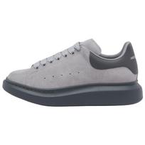 Alexander McQueen Oversized Sneaker Calfskin Low top Casual Shoes Men's Gray 553680WWAAR1715 45 gray