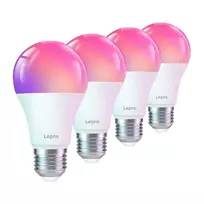 Išmaniosios LED lemputės LEPRO B1-EU-4 E27 Wi-Fi RGB 8.5W, 4 vnt.