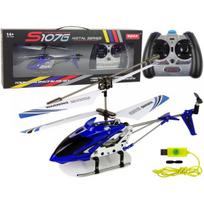 LEAN Toys SYMA S107G helicopter + Remote control + Rechargeable battery Blue