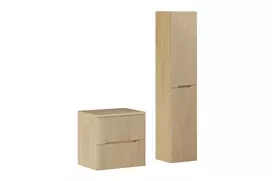Vonios baldų komplektas Nordic Cremona, 60 cm, smėlinė