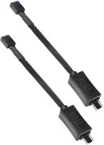 Kabelis SilverStone 2 x Fan Resistor PWM SST-CPF05 4-Pin PWM, 4-Pin PWM, 0.1 m, juoda sp.