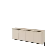 Komoda TREND TR4BPC-V2, smėlio spalvos/juoda