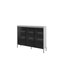 Vitrina TREND TR8BIC-V2, balta/juoda