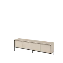 Komoda TREND TR6BPC-V2, smėlio spalvos/juoda