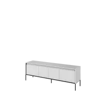 Komoda TREND TR5BIC-V2, balta/juoda