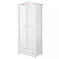 Spinta LUNA LN1BR, balta/rožinė