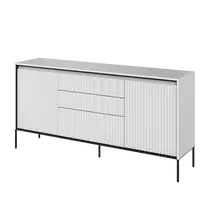 Komoda TREND TR1BIC-V2, balta/juoda