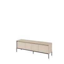 Komoda TREND TR5BPC-V2, smėlio spalvos/juoda