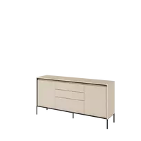 Komoda TREND TR1BPC-V2, smėlio spalvos/juoda