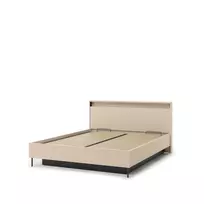 Lova TREND SYPIALNIA TS3160BPC, 160 cm, smėlio spalvos/juoda