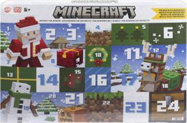 Advento kalendorius Mattel Minecraft HXM86, 3.2 cm, įvairių spalvų