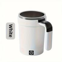 Kokteilinė USB savaime maišantis puodelis, baltas, magnetinis, 380 ml, kelioninis