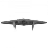 Sodo takelio plytelės, 39.5x39.5x2.6 cm, pilka, plastikas