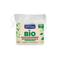 Higieniniai vatos pagaliukai SEPTONA BIO, 100 vnt