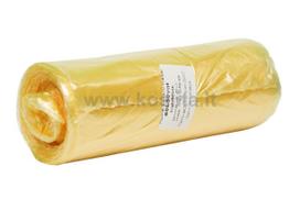 Geltoni HDPE šiukšliu maišai 60 l, 50 vnt