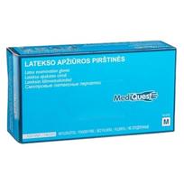Lateksines pirštines be pudros MEDIQUEST M 100 vnt