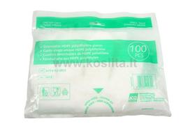 Polietilenines pirštines HDPE M, 100 vnt
