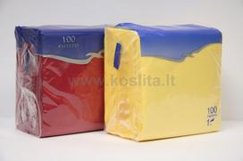 Popierines stalo serveteles LENEK 24x24 cm 1 sl., žalios, 100 vnt