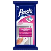 Dregnos serveteles baldams PRESTO, 72 vnt