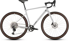 Prekė su pažeista pakuote. Dviratis gravel Cube Nuroad EX, 28 ", M rėmas, balta sp./pilka sp.