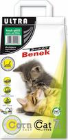 Kačių kraikas Super Benek Corn Cat Ultra Fresh Grass, organinis (sušokantis), 7 l