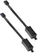 Kabelis SilverStone 2 x Fan Resistor PWM SST-CPF05 4-Pin PWM, 4-Pin PWM, 0.1 m, juoda sp.
