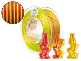 3D plastikas PLA dvipusis Magic silk SOLAR FLARE (geltonas, raudonas) 1kg Spectrum
