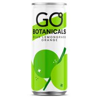 Gazuotas gaivusis gėrimas GO Botanicals, kriaušių, apelsinų ir citrinžolių skonio, 0,33 l