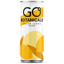 Gazuotas gaivusis gėrimas GO Botanicals, melionų, citrinų ir šalavijų skonio, 0,33 l