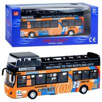 Prekė su pažeista pakuote. Žaislinis autobusas ZA2094, 1:32, juoda sp./oranžinė sp.