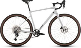 Prekė su pažeista pakuote. Dviratis gravel Cube Nuroad EX, 28 ", M rėmas, balta sp./pilka sp.