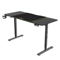GameMax D140-CARBON žaidimų stalas 140x60 cm, Juodas