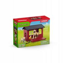 Schleich Farm World šunų būda su auksaspalviais retriveriais 42722