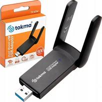 AC1300 belaidis Wi-Fi tinklo adapteris USB su antenomis 1300Mbps 5 GHz
