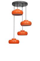 Opviq pakabinamas šviestuvas 9030-4, oranžinis/juodas
