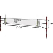 Tinklinio tinklas Pokorny Site League Sport, 9,5 x 1,0 m