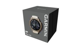 Išmanusis laikrodis Garmin Fenix 9 Pro – inReach, 43mm Autumn Gold Titanium su Cream/French Grey silikonine apyranke | 010-04335-21 | 753759369989