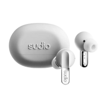 Sudio Earbuds | N3 Pro | Bluetooth | In-ear | Microphone | Chrome White | Noise canceling | Wireless