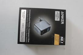 SALE OUT. Anker Prime Charger, 3 Ports, Silver | Anker Prime Charger, 3 Ports, 160W, Silver | UNPACKED, MISSING INNER PACKAGING